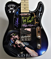Kid Rock Autographed guitar - Zion Graphic Collectibles