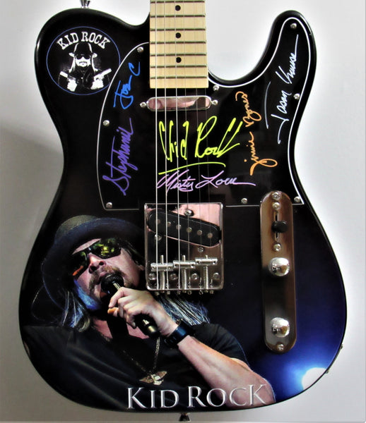 Kid Rock Autographed guitar - Zion Graphic Collectibles