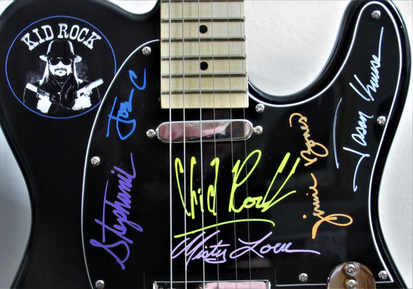 Kid Rock Autographed guitar - Zion Graphic Collectibles