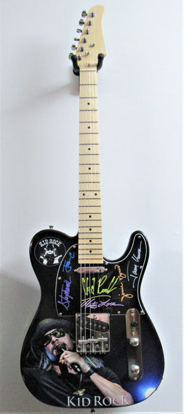 Kid Rock Autographed guitar - Zion Graphic Collectibles