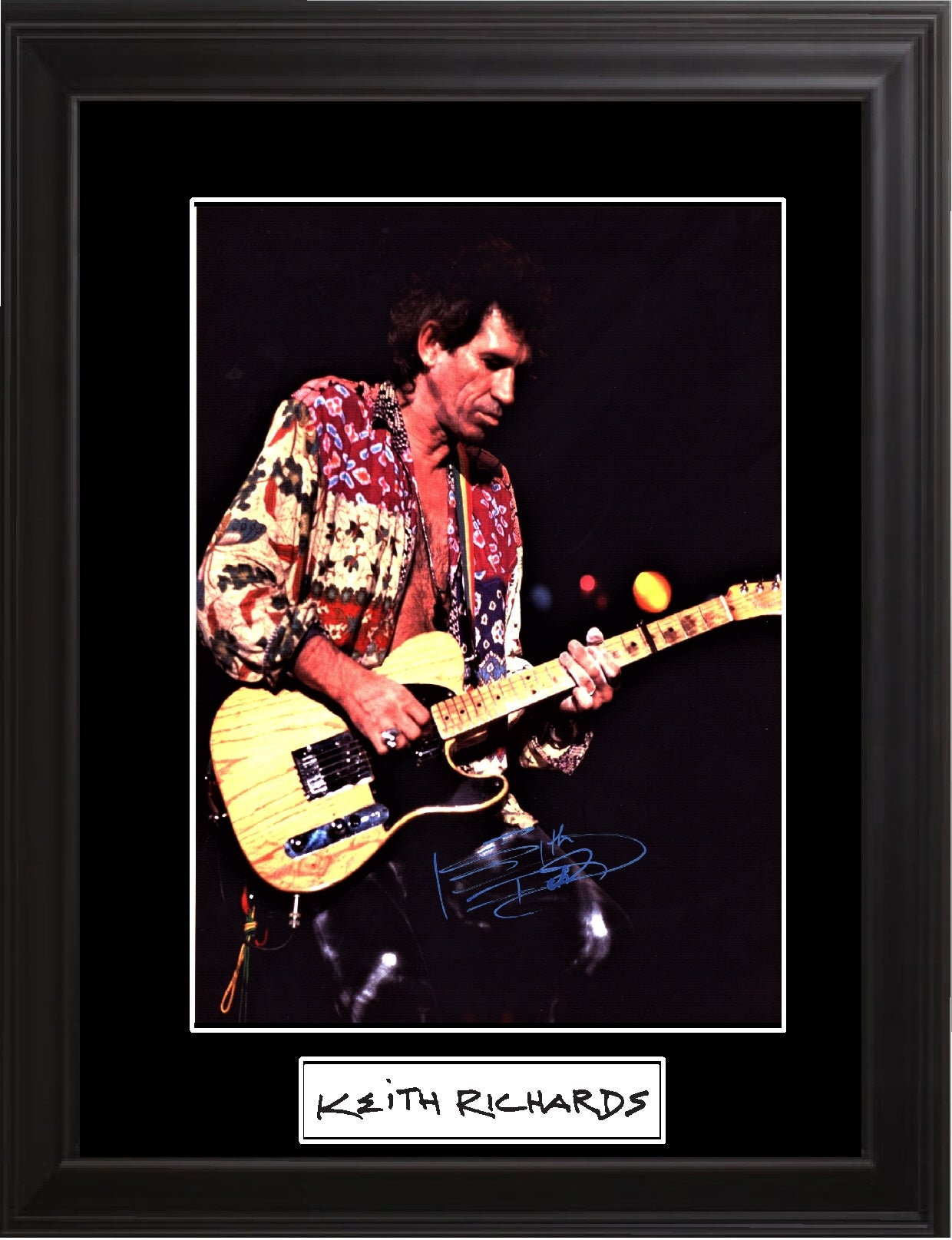 Keith Richards Autographed photo - Zion Graphic Collectibles