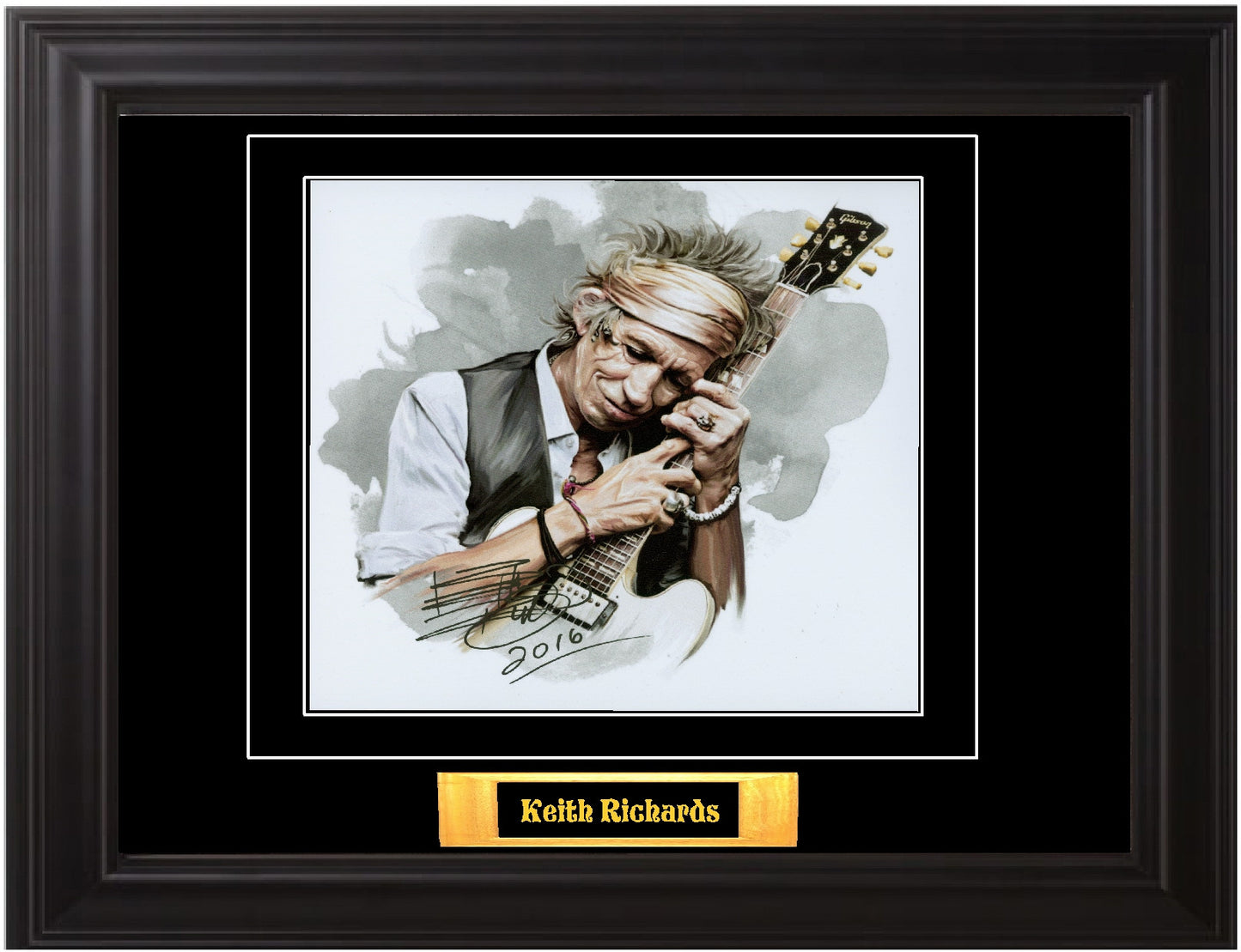 Keith Richards Autographed Photo - Zion Graphic Collectibles