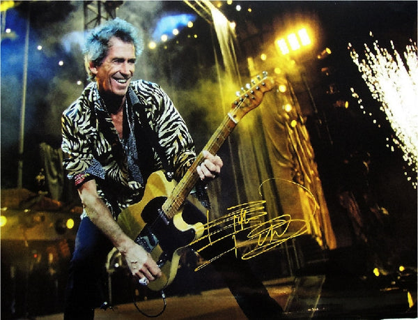 Keith Richards Autographed poster - Zion Graphic Collectibles