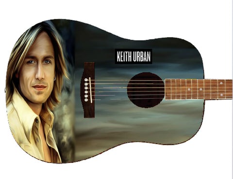 Keith Urban Custom Guitar - Zion Graphic Collectibles
