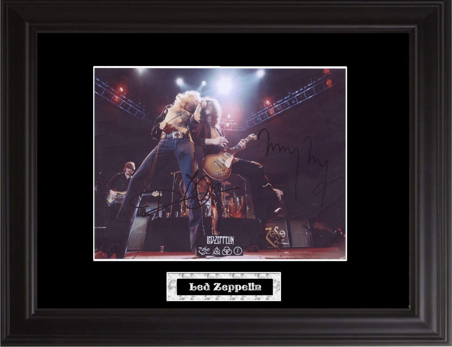 Led Zeppelin Autographed Photo - Zion Graphic Collectibles