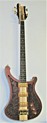 Custom Mahogany Body Lemmy Kilmister 4003 Matte Carved Electric Bass - Zion Graphic Collectibles