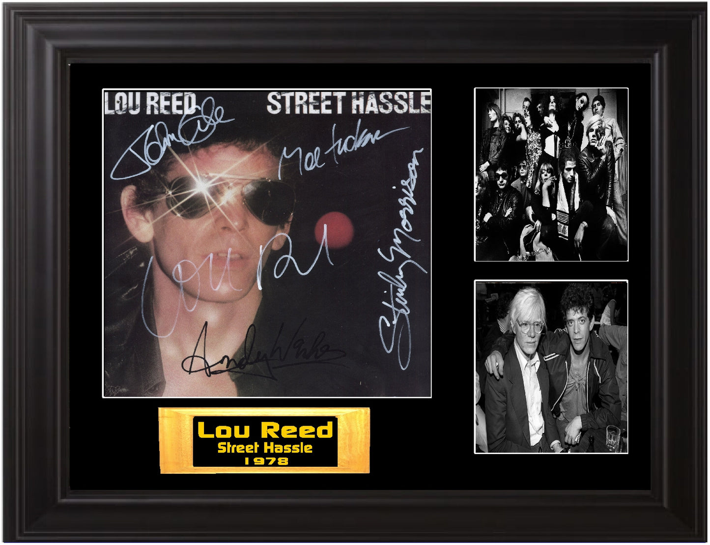 Lou Reed Autographed LP - Zion Graphic Collectibles