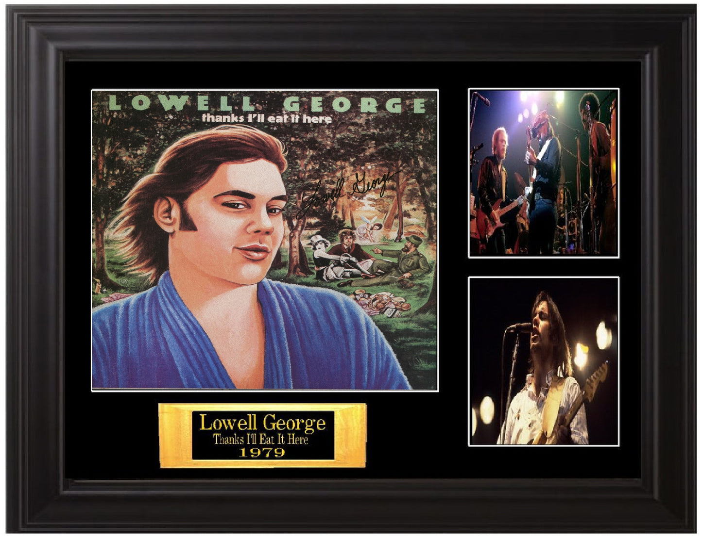 Lowell George Autographed lp - Zion Graphic Collectibles