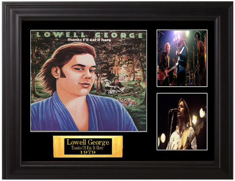 Lowell George Autographed lp - Zion Graphic Collectibles