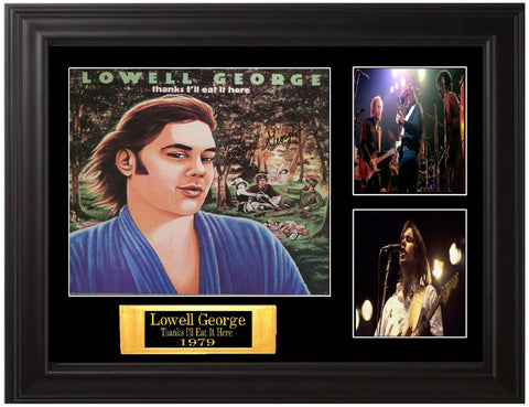 Lowell George Autographed lp - Zion Graphic Collectibles