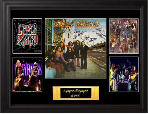 Lynyrd Skynyrd Autographed lp - Zion Graphic Collectibles