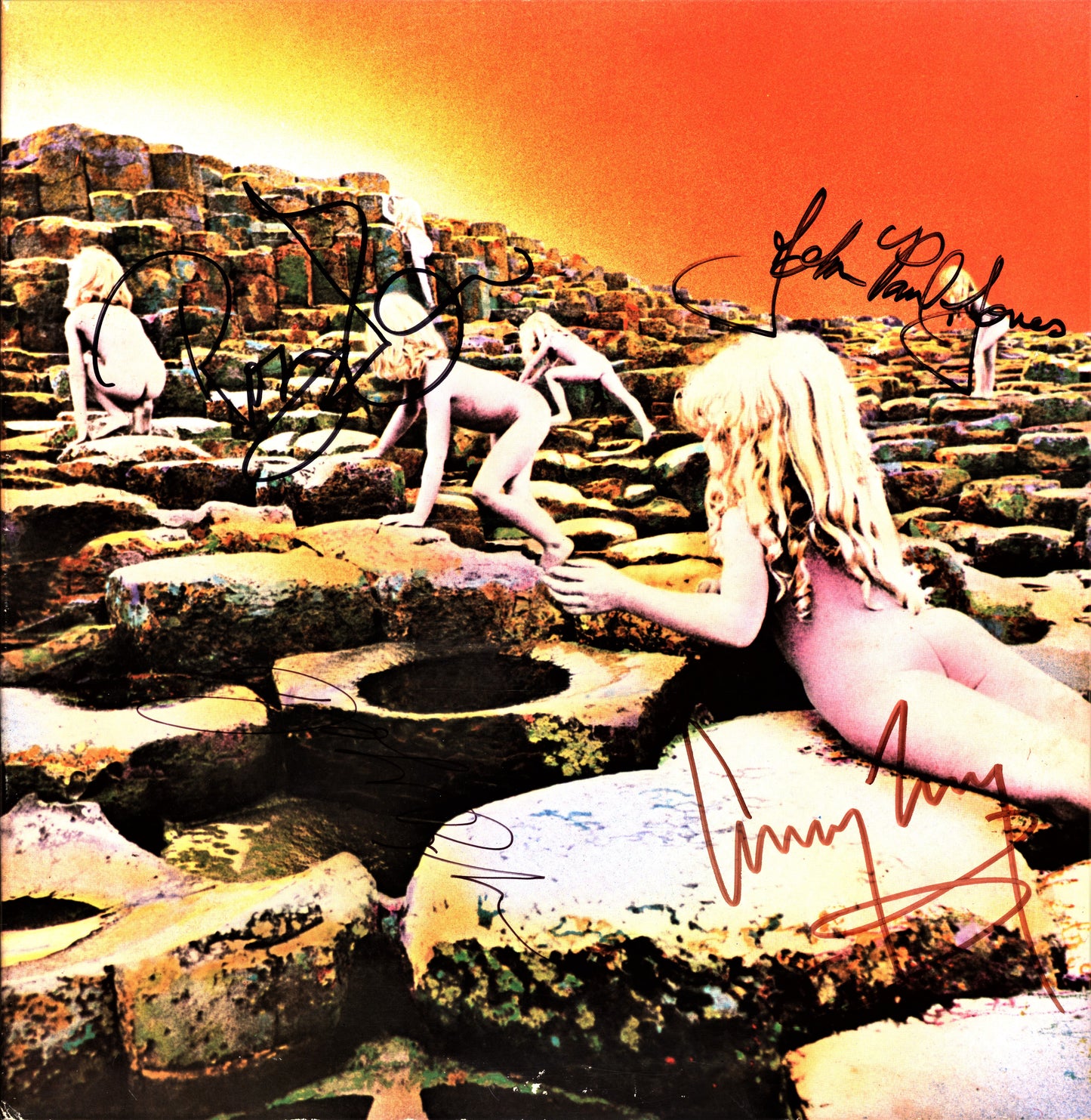 Led Zeppelin Autographed LP - Zion Graphic Collectibles