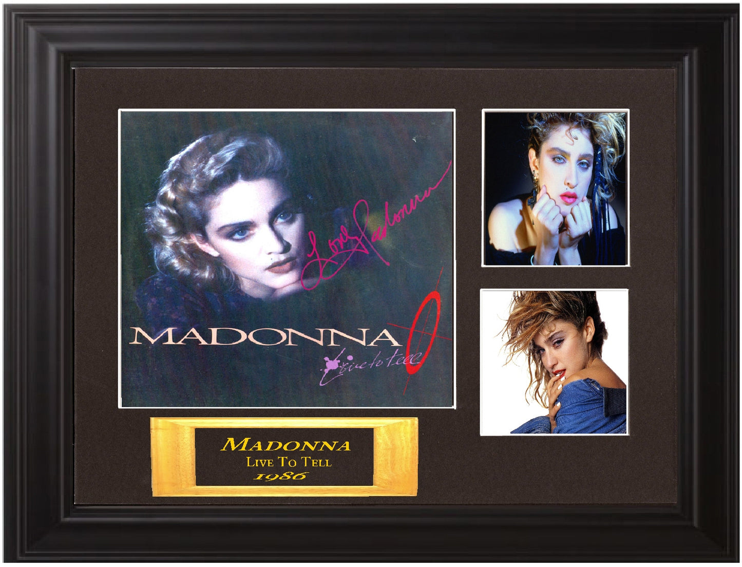 Madonna Autographed lp - Zion Graphic Collectibles