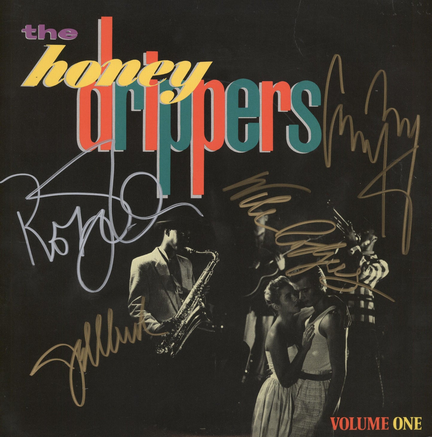 Honey Drippers Autographed lp - Zion Graphic Collectibles