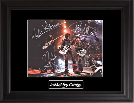 Motley Crue Autographed Photo - Zion Graphic Collectibles