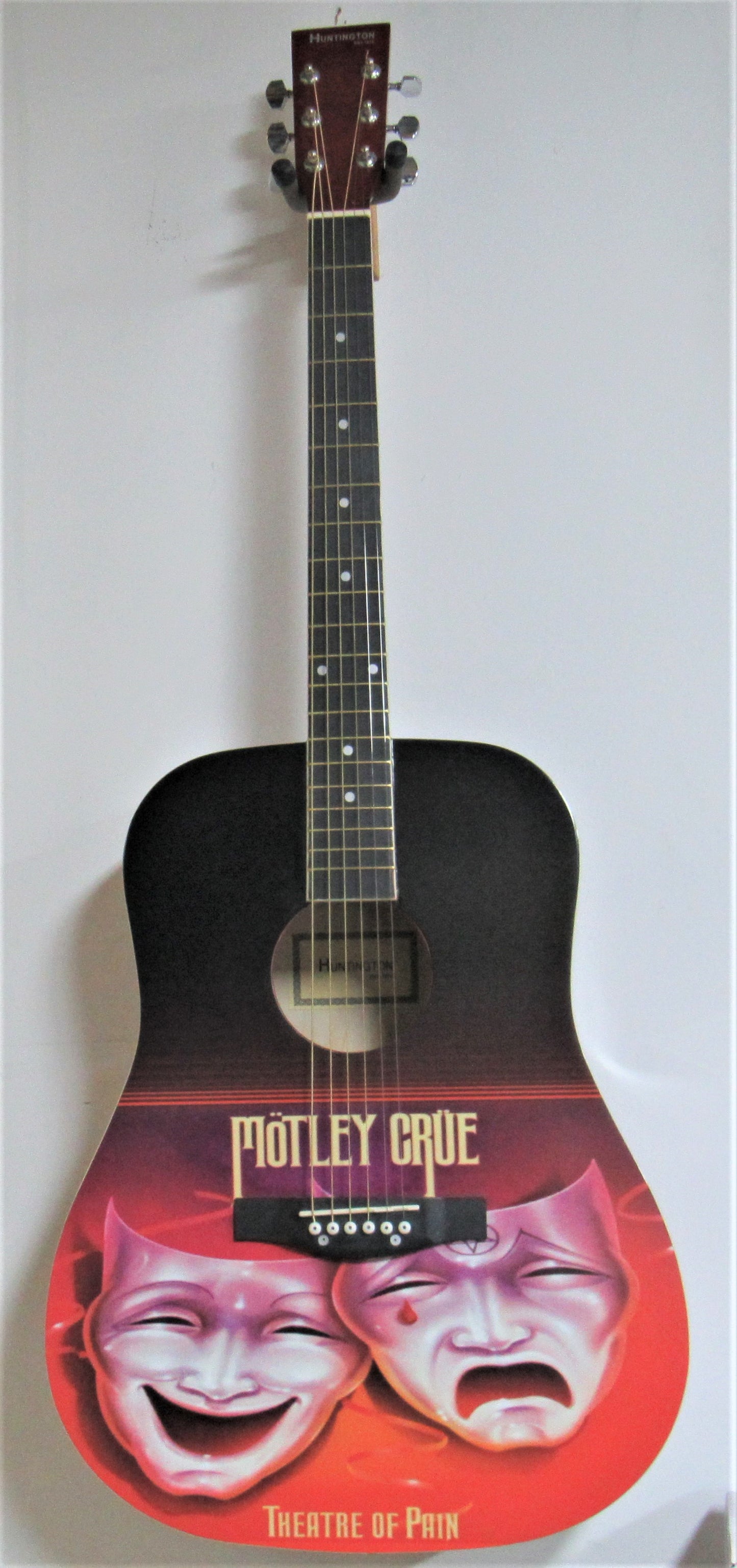 Motley Crue "Theatre Of Pain" Custom Guitar - Zion Graphic Collectibles