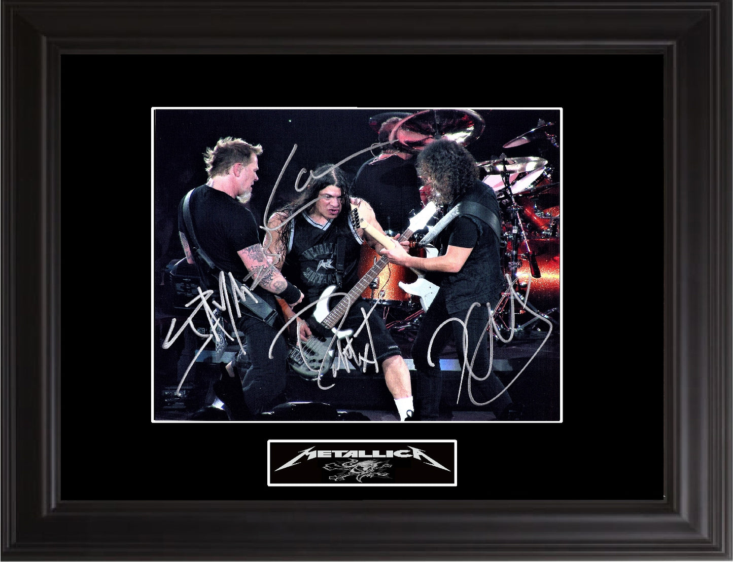 Metallica Autographed Photo - Zion Graphic Collectibles