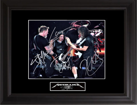 Metallica Autographed Photo - Zion Graphic Collectibles