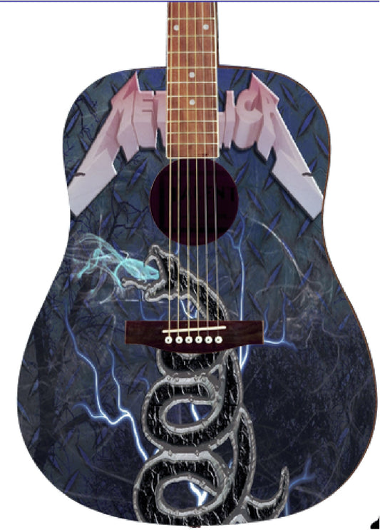 Metallica Custom Guitar - Zion Graphic Collectibles