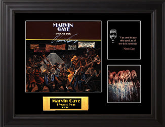 Marvin Gaye Autographed Lp "I Want You" - Zion Graphic Collectibles