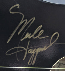 Merle Haggard Autographed Guitar - Zion Graphic Collectibles