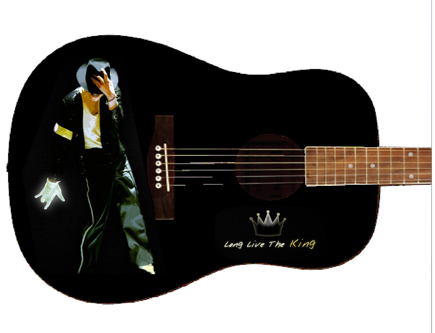 Michael Jackson Custom Guitar - Zion Graphic Collectibles