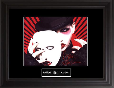 Marilyn Manson Autographed Photo - Zion Graphic Collectibles