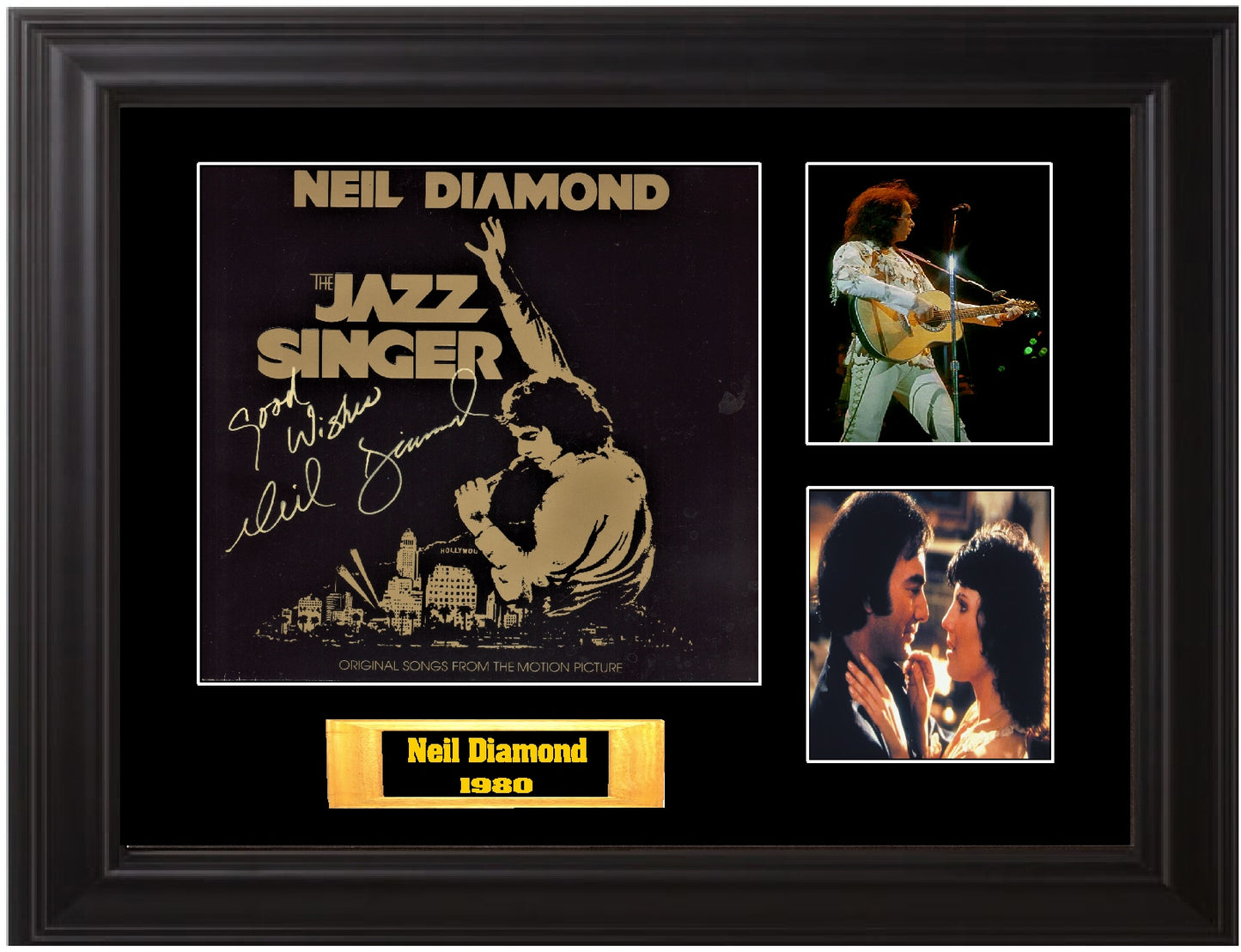 Neil Diamond Autographed Lp - Zion Graphic Collectibles