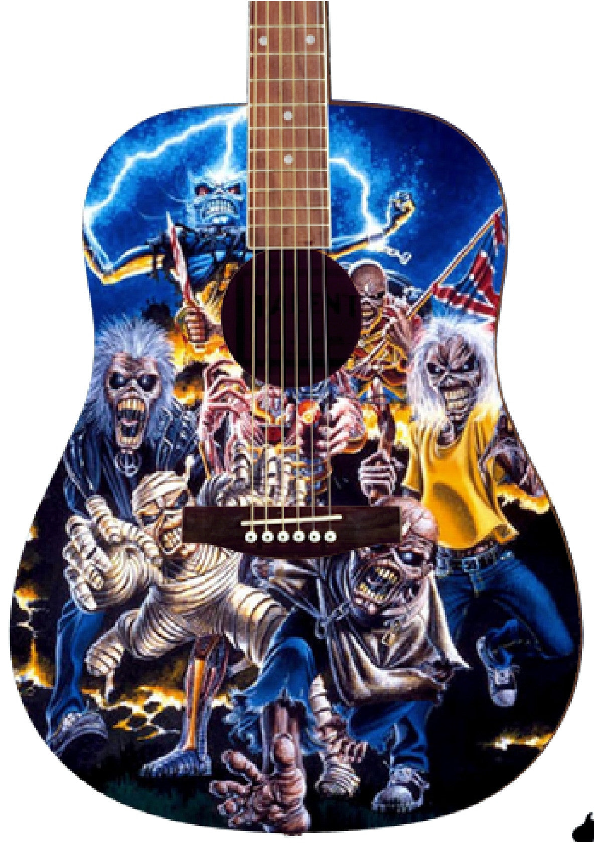 Iron Maiden Custom Guitar - Zion Graphic Collectibles