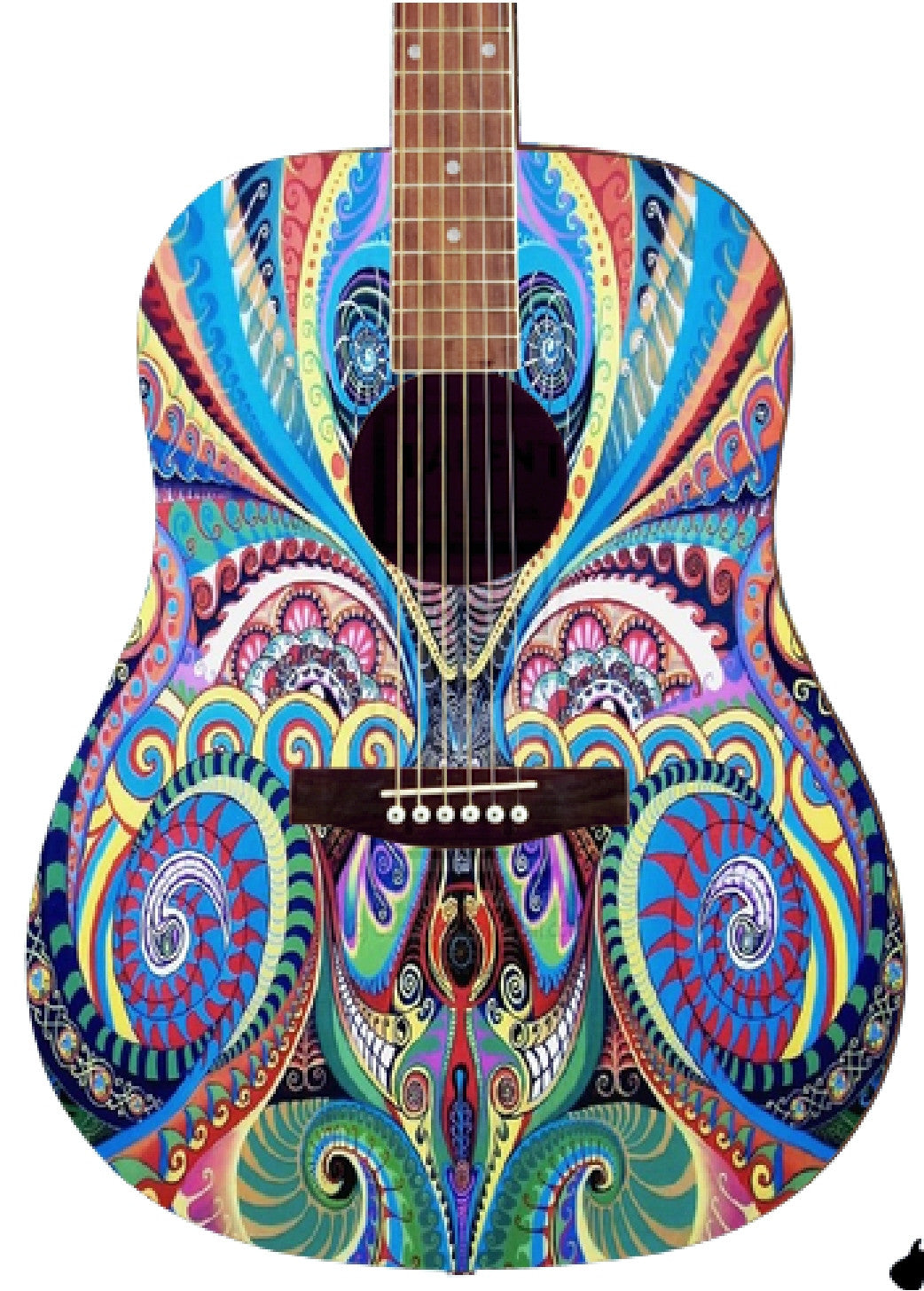 Custom Acoustic Guitar - Zion Graphic Collectibles