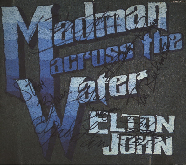 Elton John Autographed Lp Madman Across the Water - Zion Graphic Collectibles