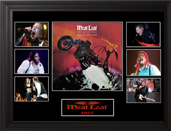 Meatloaf Autographed LP - Zion Graphic Collectibles