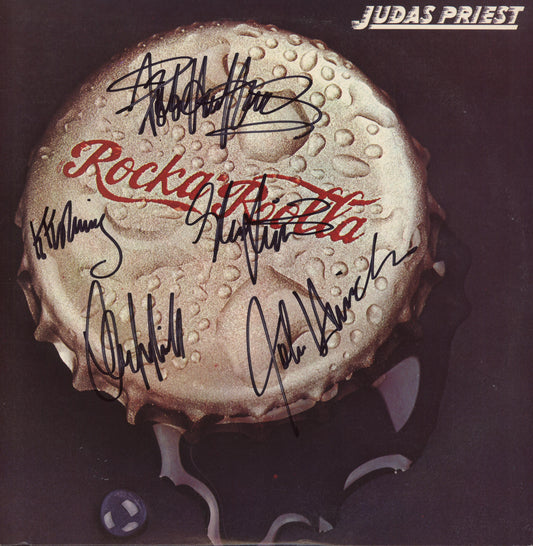 Judas Priest Autographed lp - Zion Graphic Collectibles