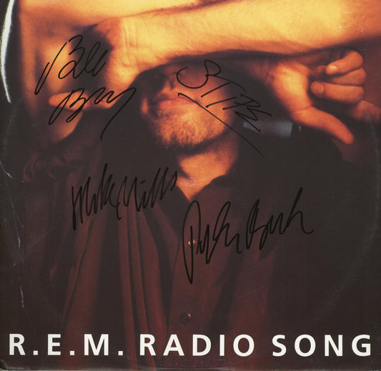 R.E.M. Autographed lp - Zion Graphic Collectibles