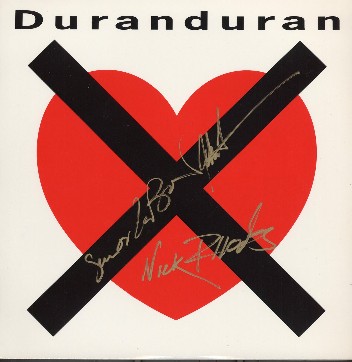 Duran Duran autographed lp - Zion Graphic Collectibles