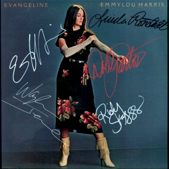 Emmy lou Harris autographed lp - Zion Graphic Collectibles