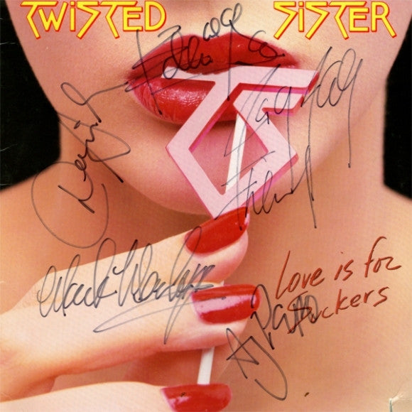 Twisted Sister Band Signed Love Is For Suckers Album - Zion Graphic Collectibles