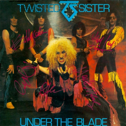 Twisted Sister Band Signed Under The Blade Album - Zion Graphic Collectibles