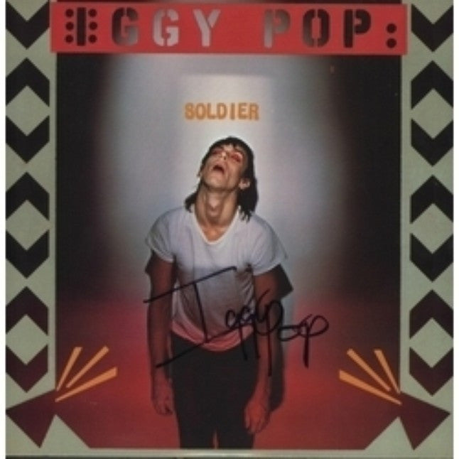 Iggy Pop Autographed lp - Zion Graphic Collectibles