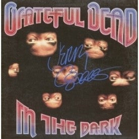 Grateful Dead Jerry Garcia Signed In The Dark Album - Zion Graphic Collectibles