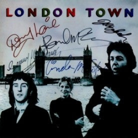 Paul McCartney Wings Band Signed London Town Album - Zion Graphic Collectibles