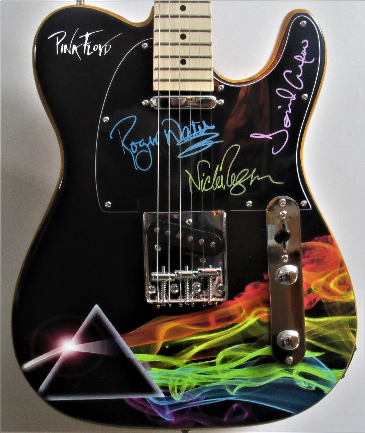 Pink Floyd Autographed Guitar - Zion Graphic Collectibles