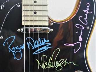 Pink Floyd Autographed Guitar - Zion Graphic Collectibles