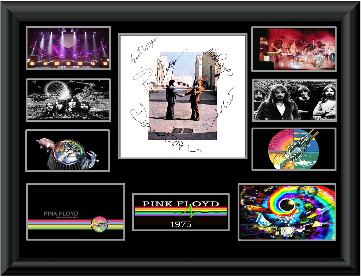 Pink Floyd Autographed LP - Zion Graphic Collectibles