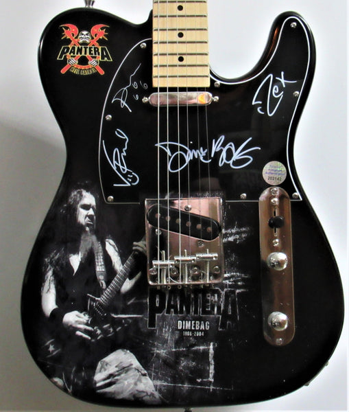 Pantera Band Signed Custom Guitar - Zion Graphic Collectibles