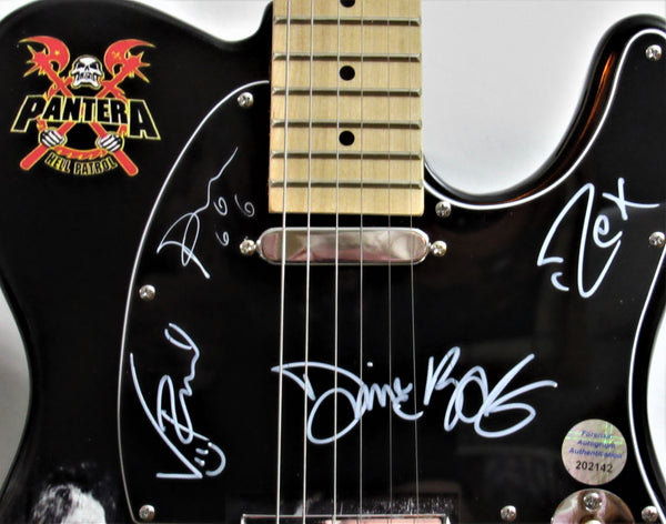 Pantera Band Signed Custom Guitar - Zion Graphic Collectibles