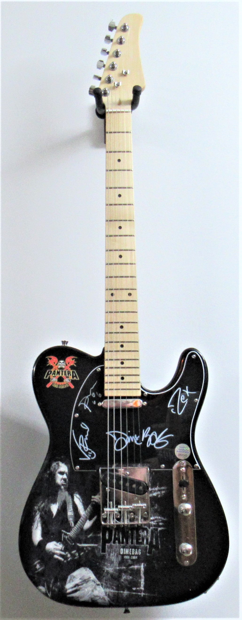 Pantera Band Signed Custom Guitar - Zion Graphic Collectibles
