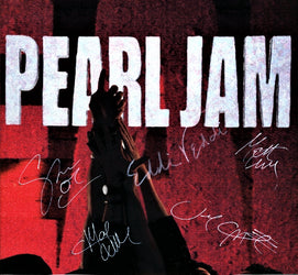 Pearl Jam Autographed lp - Zion Graphic Collectibles