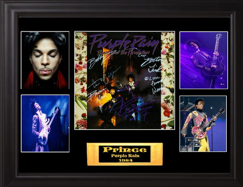 Prince and the Revolution Autographed Lp "Purple Rain" - Zion Graphic Collectibles