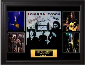 Paul McCartney Wings Band Signed London Town Album - Zion Graphic Collectibles
